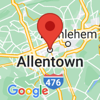 Map of ALLENTOWN PA US